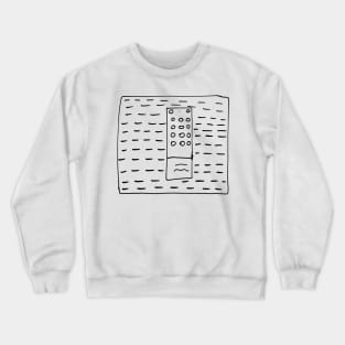 the painting of a remote Crewneck Sweatshirt